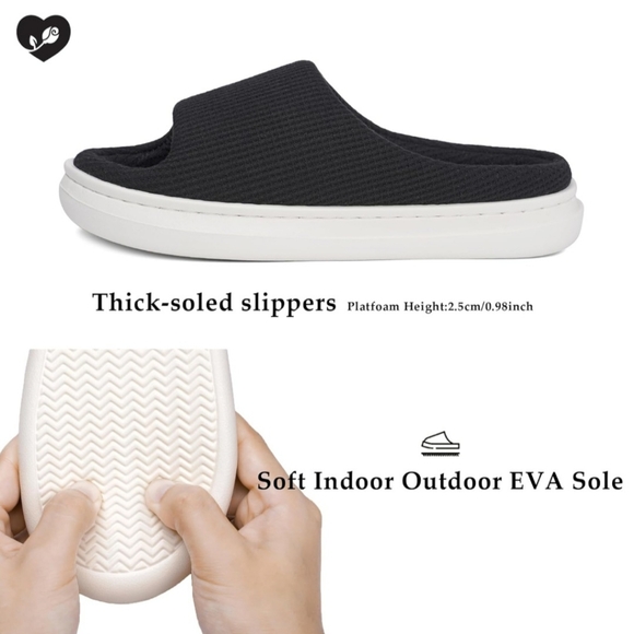 SOULROSE Memory Foam Open Toe Slipper - Picture 7 of 7